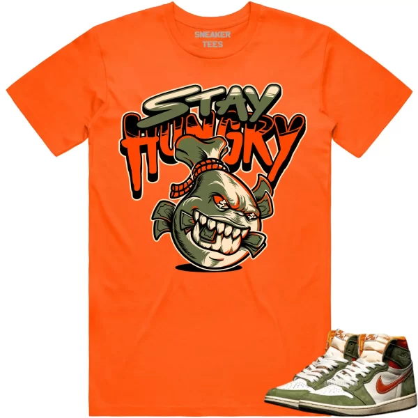 Jordan 1 Celadon 1s Shirt to Match - CELADON STAY HUNGRY Jezsport.com