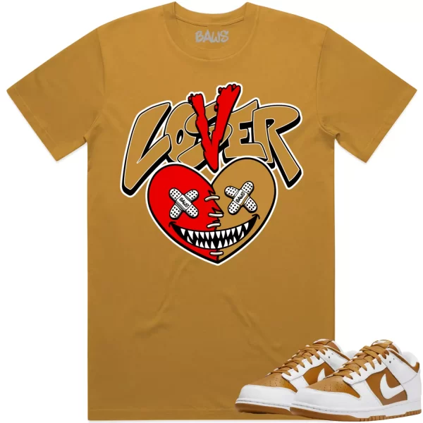 Curry Dunks Shirt to Match - WHEAT LOVER LOSER BAWS Jezsport.com