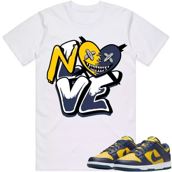 Michigan Dunks Shirt to Match - MICHIGAN NO LOVE BAWS Jezsport.com