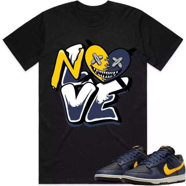 Michigan Vintage Dunks Shirt to Match - MICHIGAN NO LOVE BAWS Jezsport.com