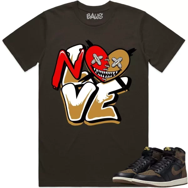 Jordan 1 Palomino 1s Shirt to Match - WHEAT NO LOVE BAWS Jezsport.com