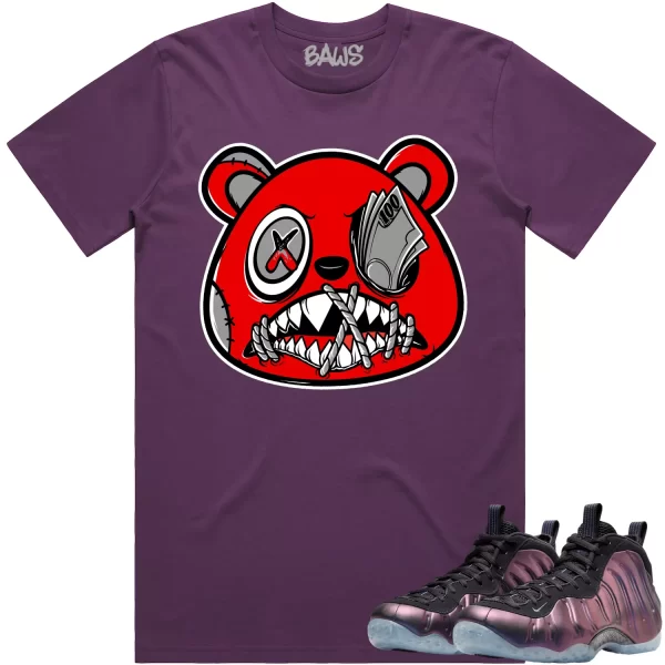 Eggplant Foamposites Shirt to Match - ANGRY MONEY TALKS BAWS Jezsport.com