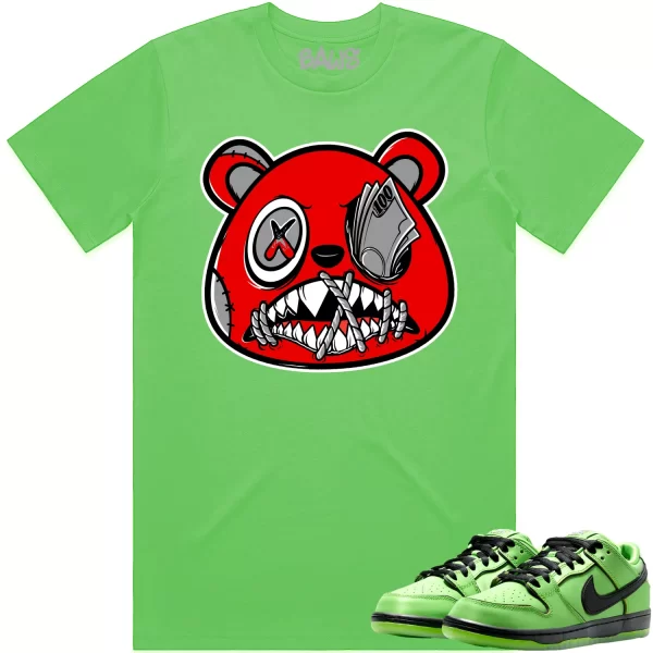 Buttercup PowerPuff Girls Dunks Shirt to Match - ANGRY MONEY TALKS BAWS Jezsport.com