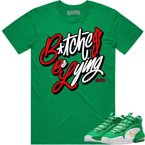 Penny 1 Stadium Green 1s Shirt to Match - RED BBL Jezsport.com