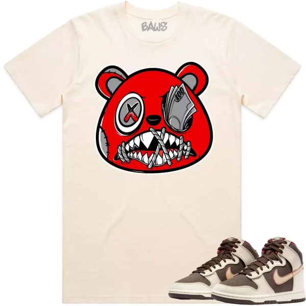 Baroque Brown Dunks Shirt to Match - ANGRY MONEY TALKS BAWS Jezsport.com