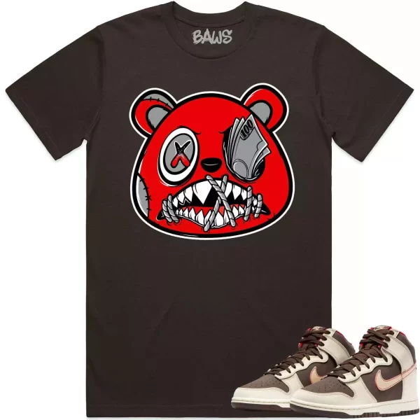 Baroque Brown Dunks Shirt to Match - ANGRY MONEY TALKS BAWS Jezsport.com