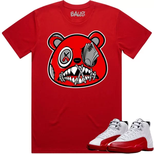 Jordan 12 Cherry 12s Shirt to Match - ANGRY MONEY TALKS BAWS Jezsport.com