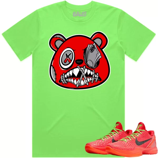 Kobe 6 Reverse Grinch 6s Shirt to Match - ANGRY MONEY TALKS BAWS Jezsport.com