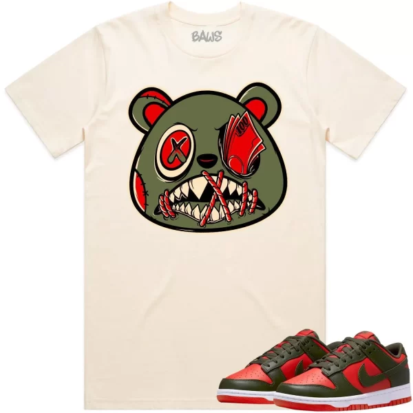 Mystic Red Dunks Shirt to Match - OLIVE MONEY TALKS BAWS Jezsport.com