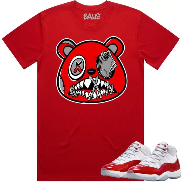 Jordan 11 Cherry 11s Shirt to Match - ANGRY MONEY TALKS BAWS Jezsport.com