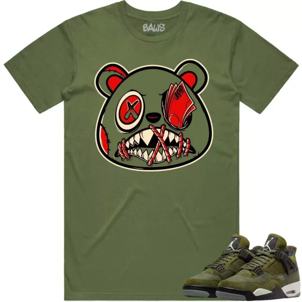 Jordan 4 Craft Olive 4s Shirt to Match - OLIVE MONEY TALKS BAWS Jezsport.com