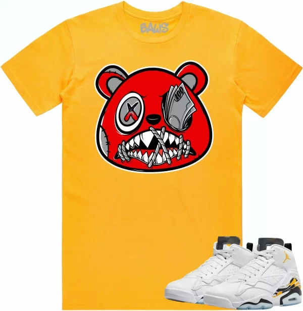 Jordan MVP 678 Yellow Ochre Shirt to Match - ANGRY MONEY TALKS BAWS Jezsport.com