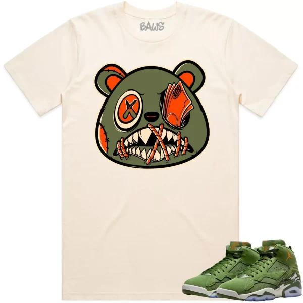 Jordan MVP 678 Sky J Olive Shirt to Match - CELADON MONEY TALKS BAWS Jezsport.com