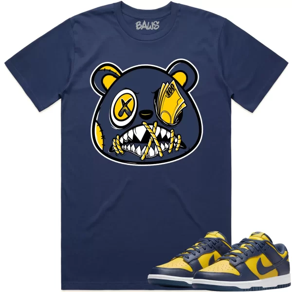 Michigan Dunks Shirt to Match - MICHIGAN MONEY TALKS BAWS Jezsport.com