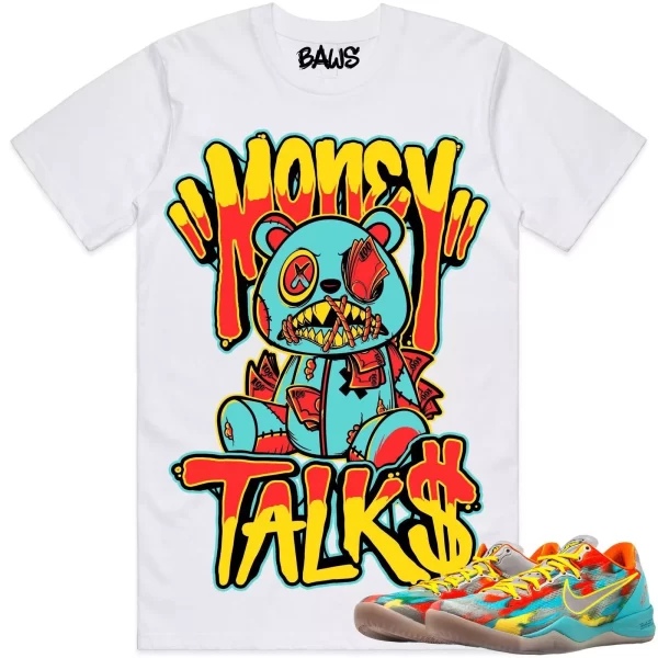 VENICE MONEY TALKS BAWS : White Sneaker Tees Shirt Jezsport.com