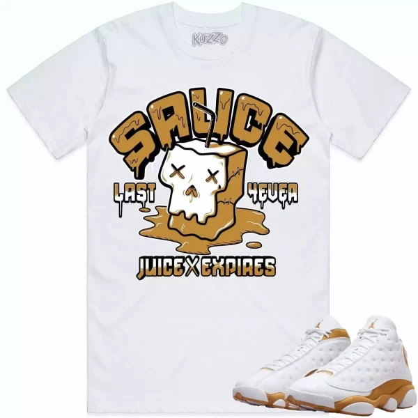 Jordan 13 Wheat 13s Shirt to Match - WHEAT SAUCE Jezsport.com