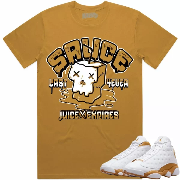 Jordan 13 Wheat 13s Shirt to Match - WHEAT SAUCE Jezsport.com