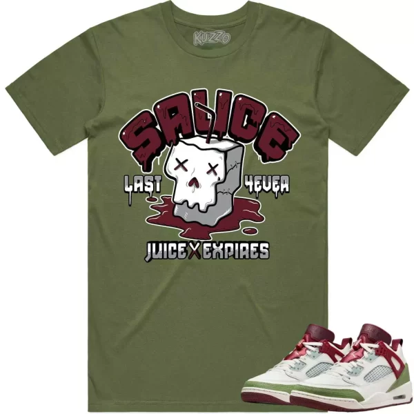 Jordan Spizike Year of the Dragon Shirt to Match - BURGUNDY SAUCE Jezsport.com