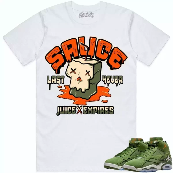 Jordan MVP Olive Sky J Shirt to Match - CELADON SAUCE Jezsport.com