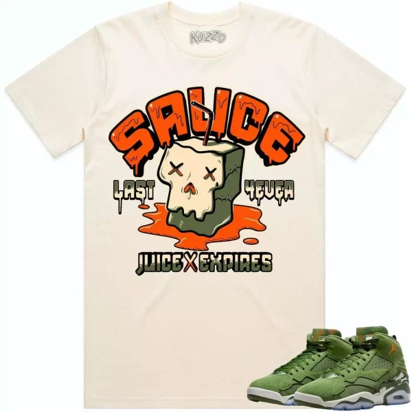 Jordan MVP Olive Sky J Shirt to Match - CELADON SAUCE Jezsport.com