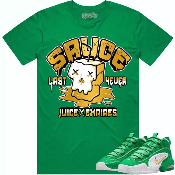 Penny 1 Stadium Green 1s Shirt to Match - GOLD METALLIC SAUCE Jezsport.com