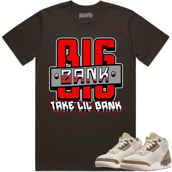 Jordan 3 Palomino 3s Shirt to Match - RED BIG BANK Jezsport.com