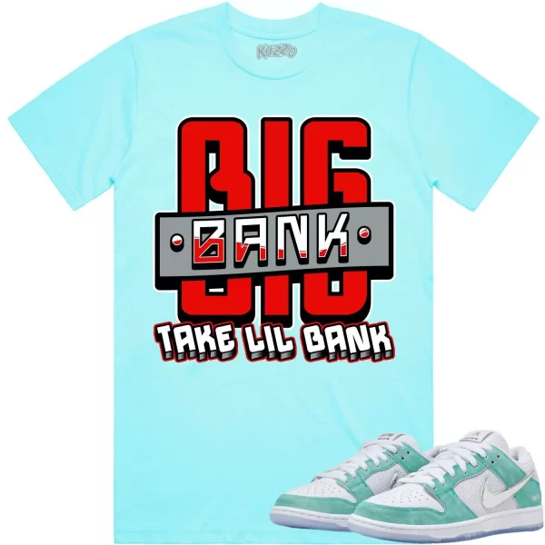 April Dunks Shirt to Match - RED BIG BANK Jezsport.com