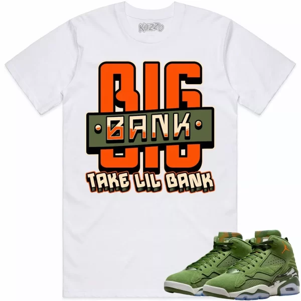 Jordan MVP Olive Sky J Shirt to Match - CELADON BIG BANK Jezsport.com