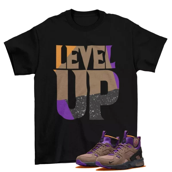 Level Up Shirt to Match ACG Air Mowabb Trails End Brown DC9554-201 / Black Jezsport.com