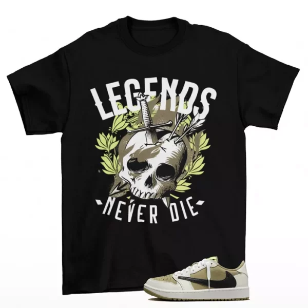 Legendary Shirt to Match Jordan 1 Retro Low Golf Travis Scott FZ3124-20 Jezsport.com