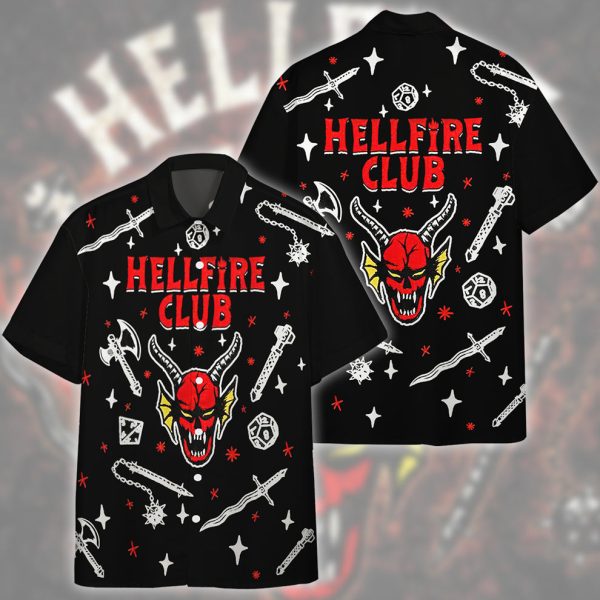 3D ST HellFire Club Hawaii Shirt, Summer Shirt For Men and Women Jezsport.com