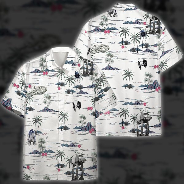 3D Star Wars Mandalorian Darth Vader Aloha Vibe Hawaii Shirt, Summer Shirt For Men and Women Jezsport.com