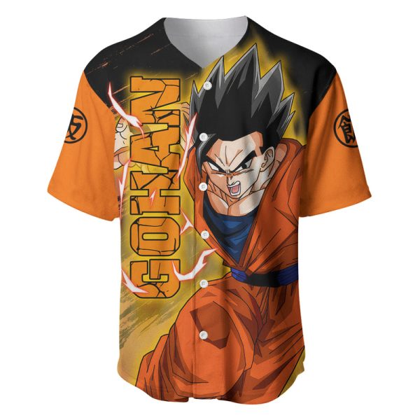 Gohan - Dragon Ball Baseball Jersey Jezsport.com