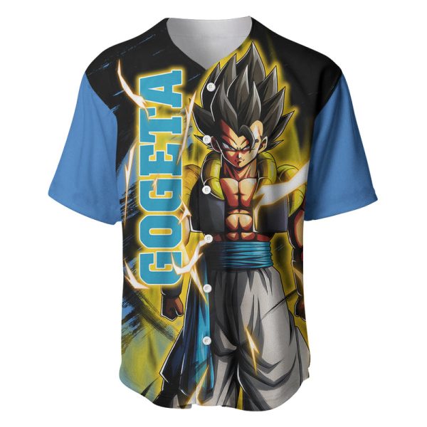 Gogeta - Dargon Ball Baseball Jersey Jezsport.com