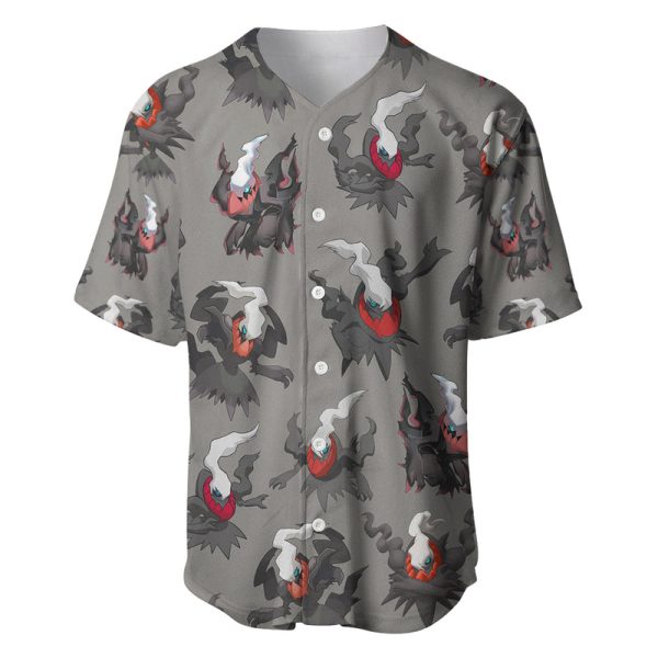 Darkrai Pokemon Baseball Jersey Pattern Style For Men and Women Jezsport.com