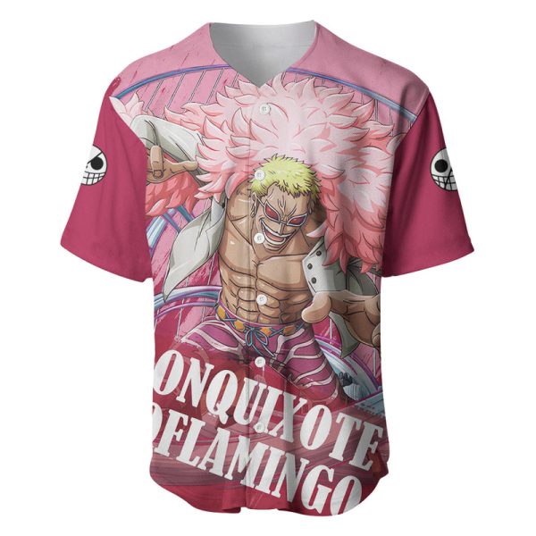 Donquixote Doflamingo Baseball Jersey One Piece For Men and Women Jezsport.com