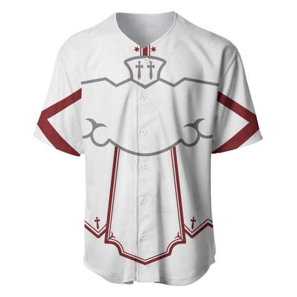 Asuna Yuuki Uniform Baseball Jersey Sword Art Online For Men and Women Jezsport.com