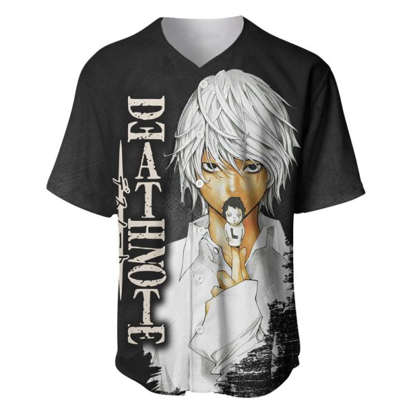 Near - Death Note Baseball Jersey Anime Style For Men and Women Jezsport.com