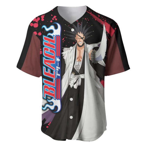 Kenpachi Zaraki Baseball Jersey Bleach For Men and Women Jezsport.com