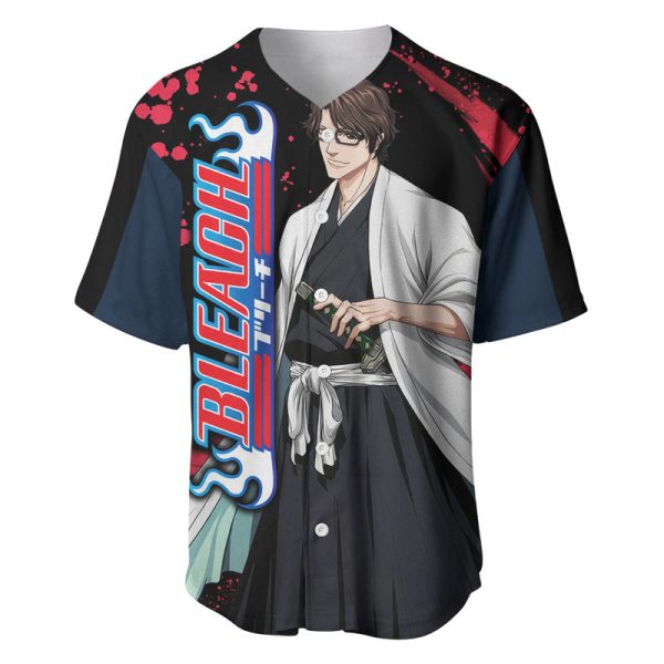 Sosuke Aizen Baseball Jersey Bleach For Men and Women Jezsport.com