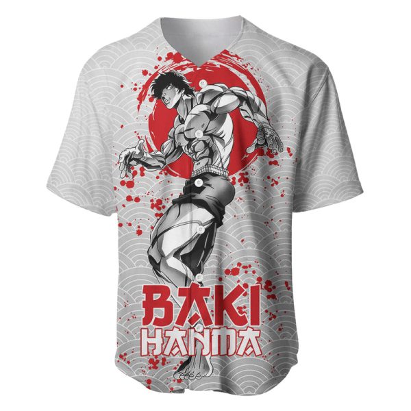 Baki Hanma - Baki Hanm Baseball Jersey Japan Anime Style For Men and Women Jezsport.com