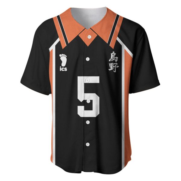 Karasuno Ryunosuke Tanaka Baseball Jersey For Men and Women Jezsport.com