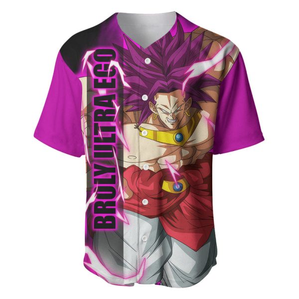 Broly Ultra Ego Anime Baseball Jersey Jezsport.com