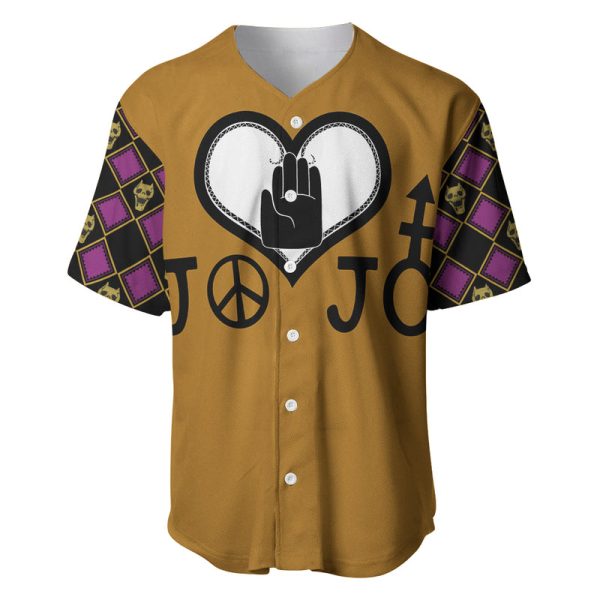 JJBA Symbols Baseball Jersey JJBAs For Men and Women Jezsport.com