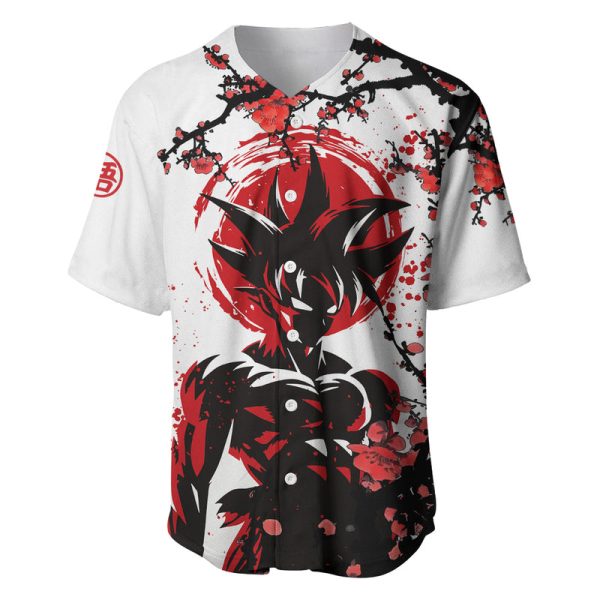 Goku - Style Dragon Ball Anime Baseball Jersey Jezsport.com