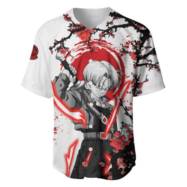 Future Trunks - Dragon Ball Japan Style Baseball Jersey Jezsport.com