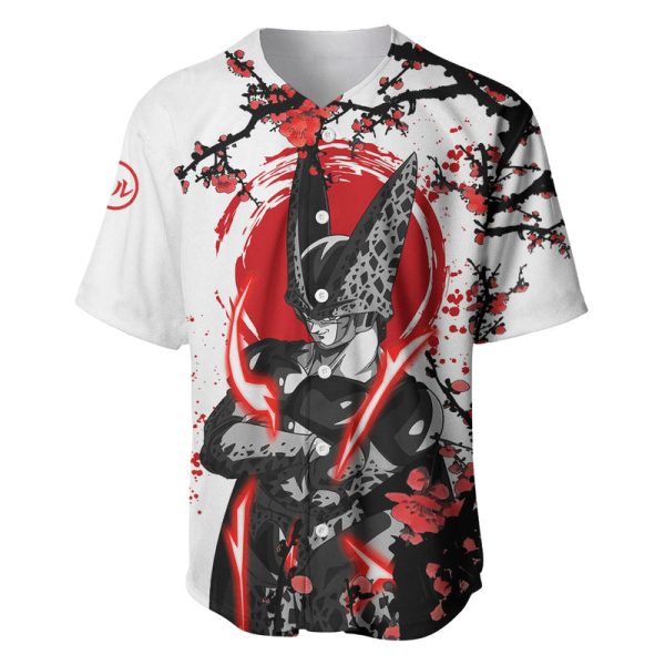 Perfect Cell - Style Anime Baseball Jersey Jezsport.com