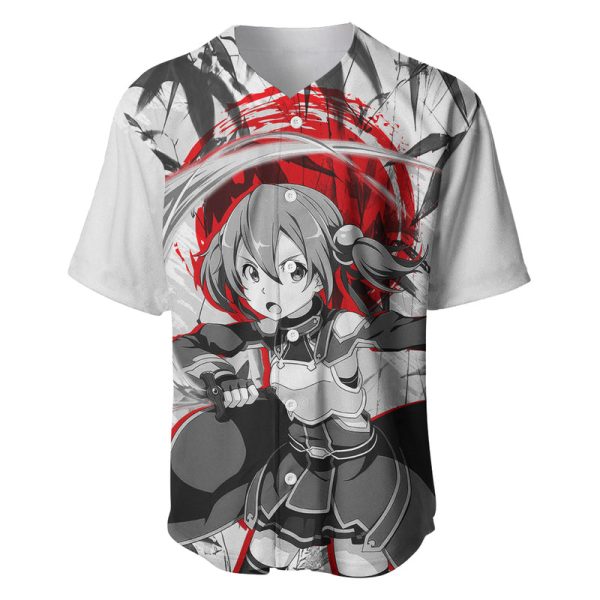 Silica Baseball Jersey Sword Art Online For Men and Women Jezsport.com