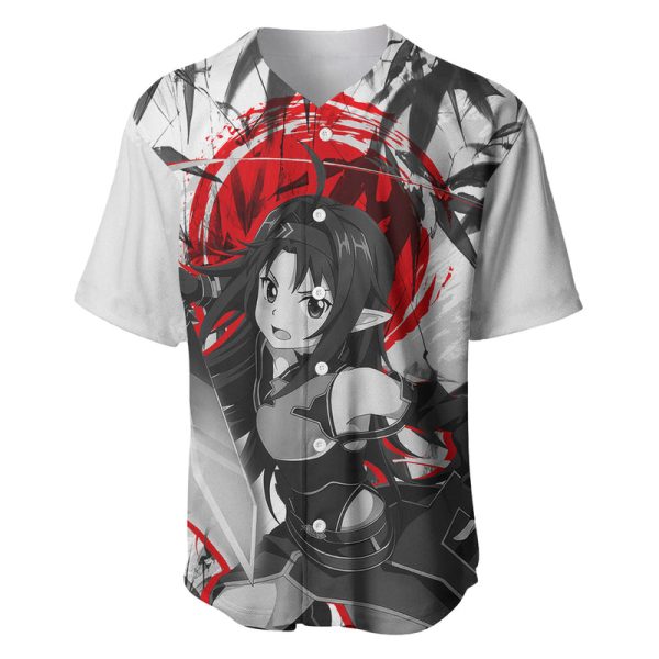 Yuuki Japan Style Baseball Jersey Sword Art Online For Men and Women Jezsport.com