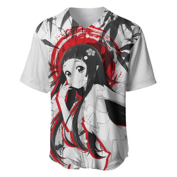 Yui Japan Style Baseball Jersey Sword Art Online For Men and Women Jezsport.com